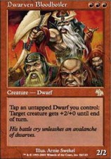 1x Dwarven Bloodboiler NM, English MTG Judgment