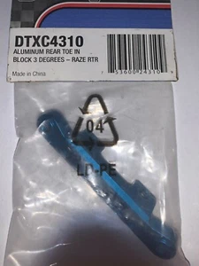 Duratrax DTXC4310 Aluminum Rear Toe In Block 3 Degrees - Raze RTR  - Picture 1 of 1