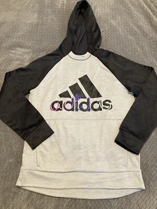 Girls Hoodie Sweatshirt - Adidas -  size XL (16) - Picture 1 of 6
