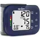 SEJOY Blutdruckmessgert Handgelenk Pulsmesser LCD Display Pulsmessung Blutdruck