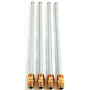 Lawson 12059 3/8" x 12" Pre-Cut Lengths Hydraulic Brake Lines (Pack of 4) - Picture 1 of 2