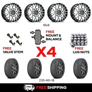 18" VISION 474 Recoil w/ 235/60R18 Wheel & Tire for 2014-2024 Volvo XC60 - Picture 1 of 7
