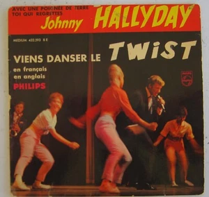 HEAR Johnny Hallyday 45 EP Viens Danser Le Twist rockabilly teen sleeve french - Picture 1 of 4