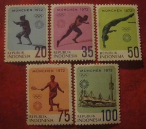 Indonesia 1972. Munich Olympics. MUH. - Bild 1 von 1