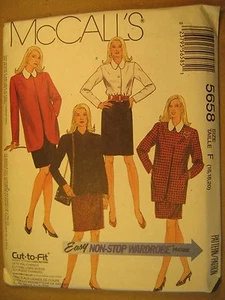 UNCUT Sewing Pattern 1991 McCALL 6,8,10,12,16,18,20 JACKET Blouse 5658 [Z180] - Picture 1 of 1