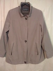 Damen FLEET STREET LTD hellbraun Regen Mantel Jacke herausnehmbares Futter Gr-XL s465 - Bild 1 von 12