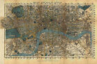 Vintage London Map From 1860 Photo Print Poster Gift
