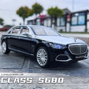 1/22 Maybach S680 Alloy Car Model Diecast Metal Toy Vehicle Childrens Gift Kids - Picture 1 of 26