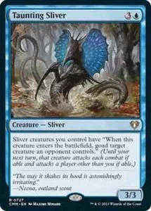 TAUNTING SLIVER 727 Commander Masters MTG Magic NM - Picture 1 of 1