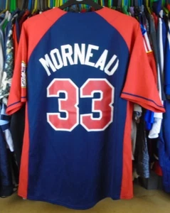CAMISETA DE BÉISBOL CON BOTONES GRANDE #33 MORNEAU Minnesota Twins MLB #33 - Imagen 1 de 8
