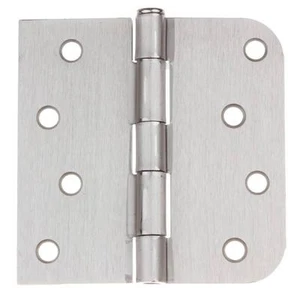 Bisagras para puerta de níquel satinado GlideRite de 4"" y bisagra de radio cuadrado 4000-SQ-58-SN-1 - Imagen 1 de 1