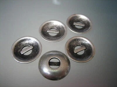5x Metallknöpfe - 2in1 - Altsilber - 18mm - Trachtenknöpfe, Larp  - Bild 1 von 3