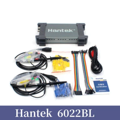 Hantek 6104BE USB PC Portable Oscilloscope Digital + Logic Analyzer 16CH 48MSa/s - Image 1 of 4