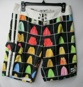 Pantalones Cortos de Natación Billabong Donavon Para Hombre 32 Negro Estampado Colección Frankenreiter - Imagen 1 de 10