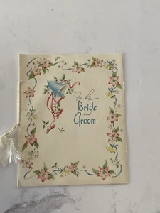 Vintage Braut Hochzeit Scrapbooking Papier 1940’s Memory Book Floral Graphic - Bild 1 von 6