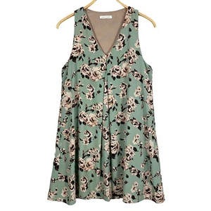 Honey Punch Floral Sleeveless A-Line Swing Mini Dress size MEDIUM - Picture 1 of 5
