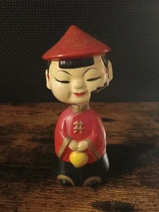 Vintage 1950's Japanese Oriental Nodder Bobblehead Japan - Picture 1 of 5