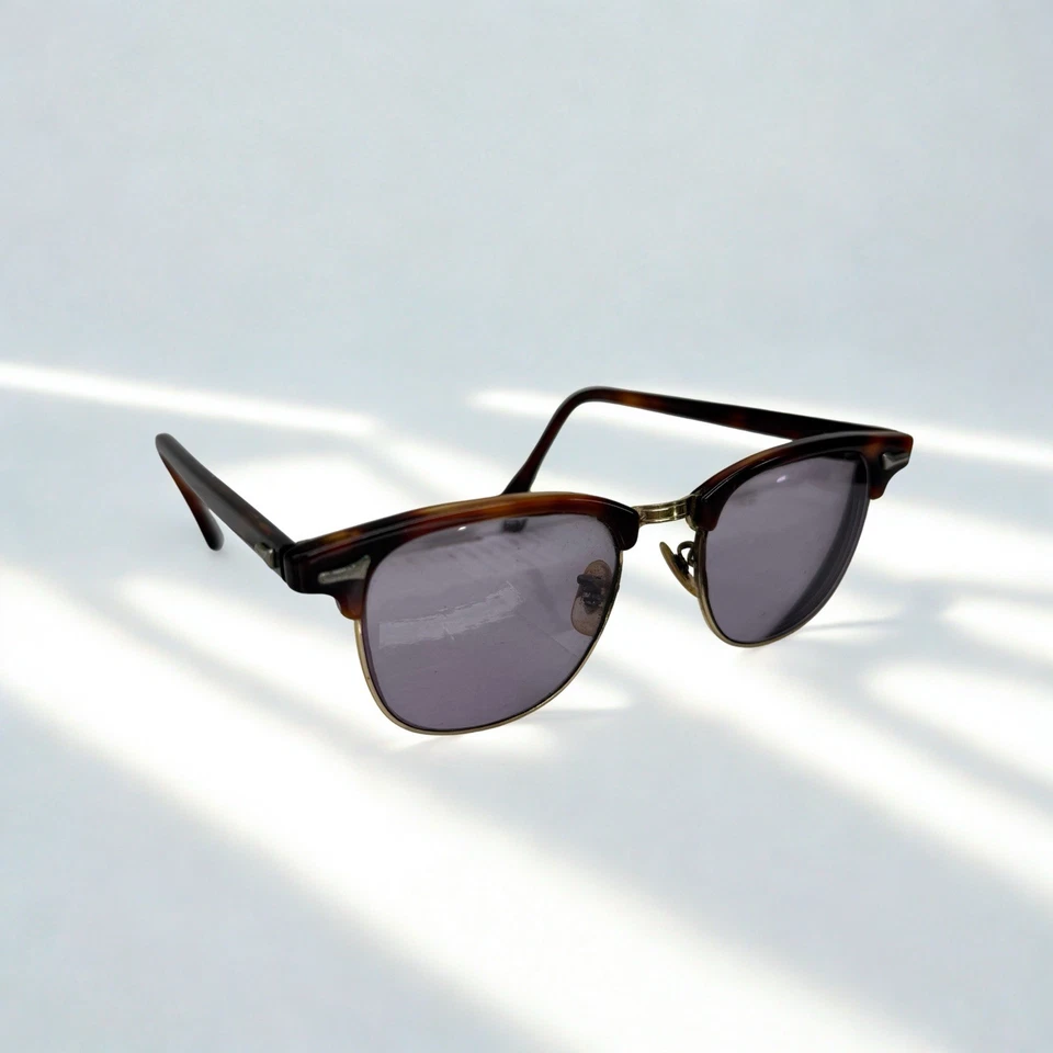 Gafas de sol vintage Art Craft Rochester EE. UU. 145 The Clubman Tortoise 48-20 Foto 1 de 4