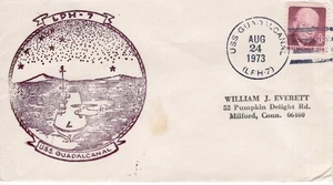 USS GUADALCANAL LDH-Y,    1973  FDC20112 - Picture 1 of 1