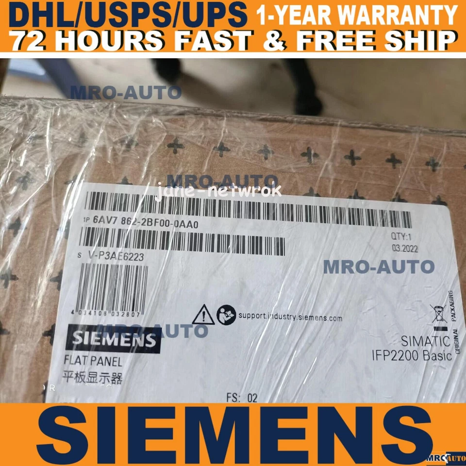 New Siemens 6AV7863-3MA00-0AA0 IFP2200 Basic Flat Panel 22 6AV7 863-3MA00-0AA0 - Image 1 of 1