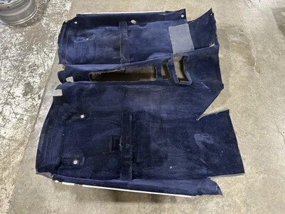 1990 Nissan 300zx Z32 2+0 OEM Blue Interior Floor Carpet - Image 1 of 4