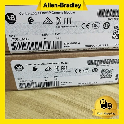 1PC AB 1756-ENBT SER A EtherNet/IP ControlLogix Module NEW Sealed AB 1756ENBT - Image 1 of 4