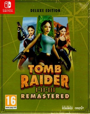 Tomb Raider I - III Remastered: Deluxe Edition for Nintendo Switch™ Foto 1 de 2