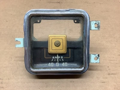 1949 -1950 DODGE WAYFARER 1277521 Amp Gauge Only needs Temp used oem Foto 1 de 3