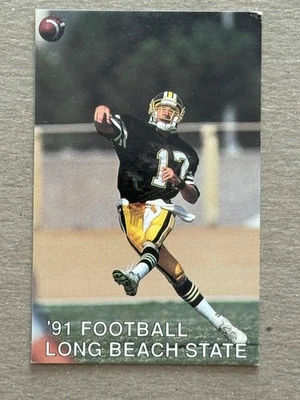 CFB 1991 LONG BEACH STATE 49ERS College Football Schedule CSU CSULB Cal St QB - Image 1 of 2