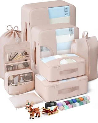 Veken Juego de 8 Cubos de Embalaje, Regalos de Navidad para Mujer Mamá Niña Su Cumpleaños, C... Foto 1 de 4