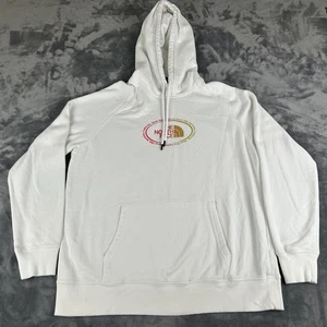 The North Face Damen Hoodie Sweatshirt weiß Logo Größe L Freizeit - Bild 1 von 8