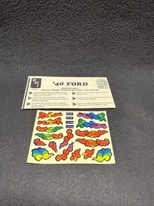 AMT ‘40 Ford Sedan Delivery Street Rods T253 Instructions Original Model Decals - Picture 1 of 5