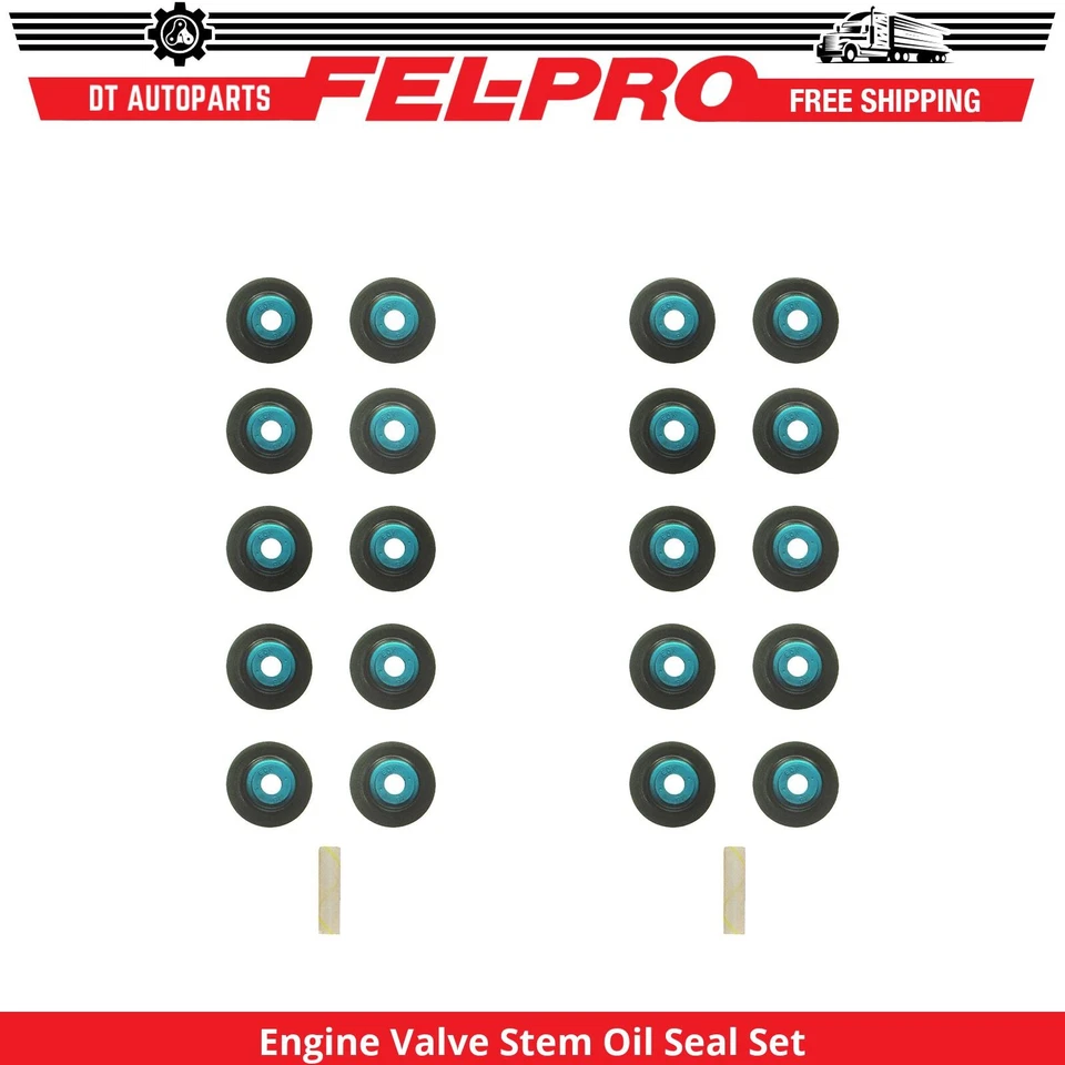 Juego de sellos de aceite de vástago de válvula de motor Fel-Pro para Ford E-350 Econoline Club Wagon 97-02 Foto 1 de 1