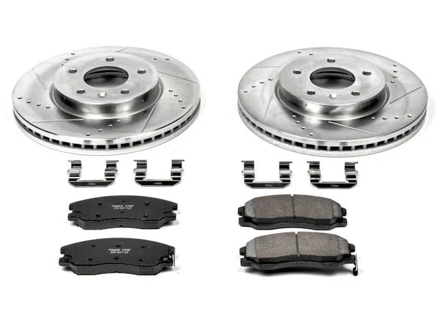 Kit de pastillas de freno delanteras y rotor Power Stop 69QMBX77 para Saturn Vue 2008 2009 2010 Foto 1 de 1