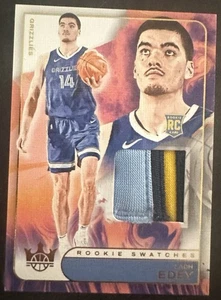 Muestras de novato Panini Court Kings 2024-25 Zach Edey #RJS-ZCH PARCHE DE 3 COLORES - Imagen 1 de 2