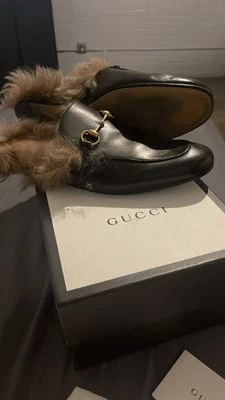 Gucci Princeton Fur Mule Sz 10 US - Image 1 of 4