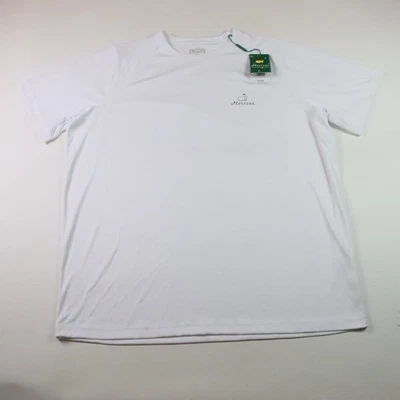 New Masters Performance T-Shirt Mens XXL White Golf Active Performance Shirt - Image 1 of 4