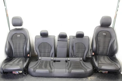 2017 Mercedes-Benz C63 AMG Sedan Seat Set Front Rear Complete  - Image 1 of 4