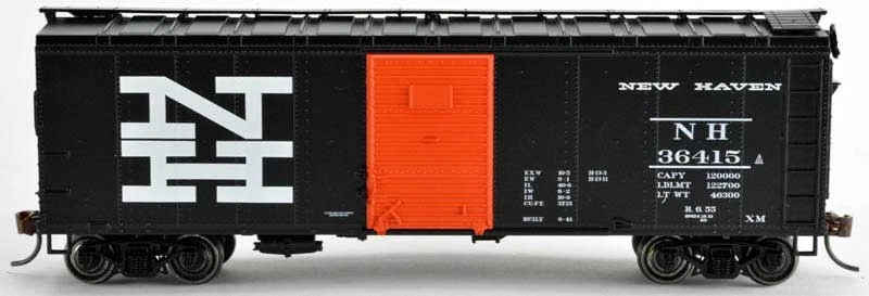 Bowser 41778 HO Scale New Haven 40' 2dr Boxcar 4-Bay Rd #36415 - Image 1 of 1