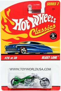 Hot Wheels Classics series 2 #26 Blast Lane green - Picture 1 of 1