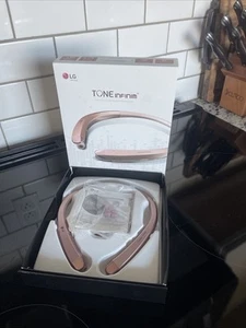 Genuine LG Tone Infinim HBS-910 V2 Bluetooth Headset Harmon Kardon Sound Pink - Photo 1 sur 10
