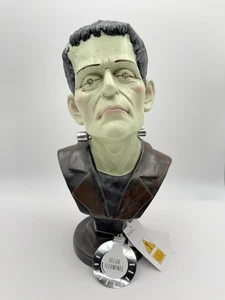 FRANKENSTEIN BÜSTE AUF STÄNDER FIGUR LED HALLOWEEN 13,5 ZOLL NEU MIT ETIKETT - Bild 1 von 4