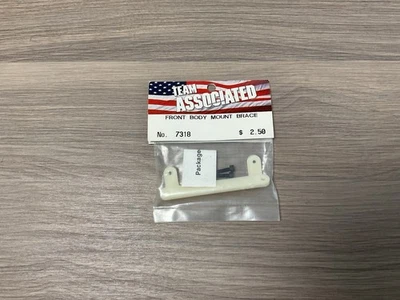 Team Associated 7318 RC10T GT & T2 Front Body Mount (P3) White - Image 1 of 2