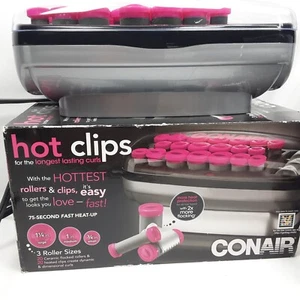 Conair - Hot Clips - 20 Curlers - 20 Clips - 75 Second Fast Heat Up - Picture 1 of 7