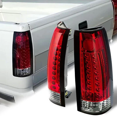 KUAFU Red LED Tail Lights For Chevy / GMC C/K Silverado Tahoe Sierra 1988-1999 - Image 1 of 4