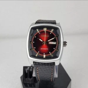 SEIKO RECRAFT SNKP23 AUTOMATIC RED ELEGANT MEN'S WATCH NEW - Picture 1 of 10