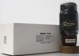 KT66 OSRAM Brown Base Made In England Amplitrex AT1000 Tested Qty 1 Pc - Picture 1 of 6