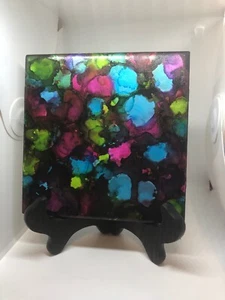 Abstract One Of A Kind Tile Art - Picture 1 of 5