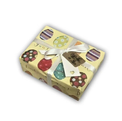 Happy Easter & Easter Eggs Wrapping Paper Birthday Wrap + Ribbon & Gift Tags  - Image 1 of 3