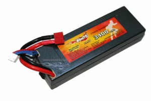 Batterie Rechargeable Li-Po 3400mAh 11,1V 3S 3 Cellules Burst 50c Disch. 25c - Photo 1 sur 1